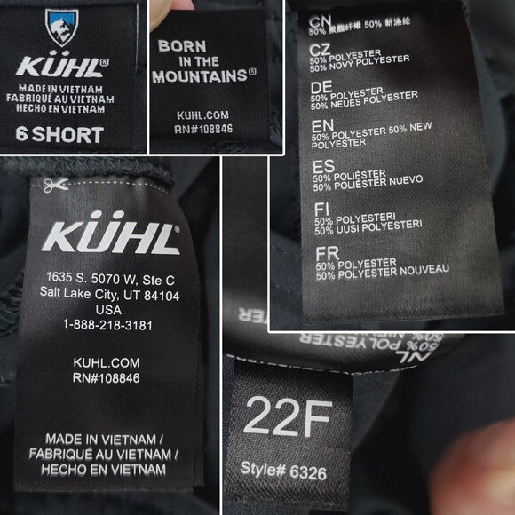 Kuhl Freeflex Roll Up Pant Cargo Hiking Stretch Wicking Women 6 Short Real 30x31 - Picture 10 of 12